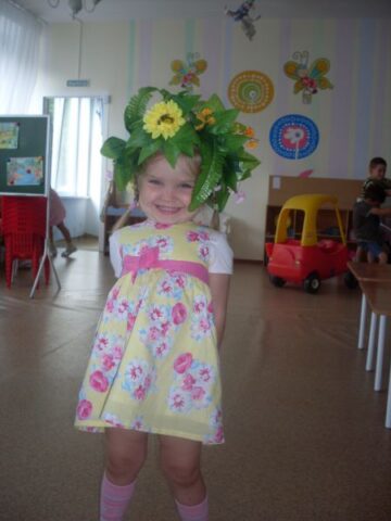 Самый юный участник праздника